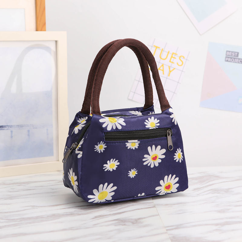 Floral Print Isolierte Lunch-Tragetasche Brehn