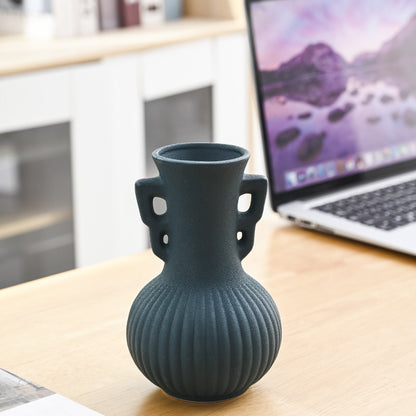 Texturierte dekorative Keramikblumenvase Brehn