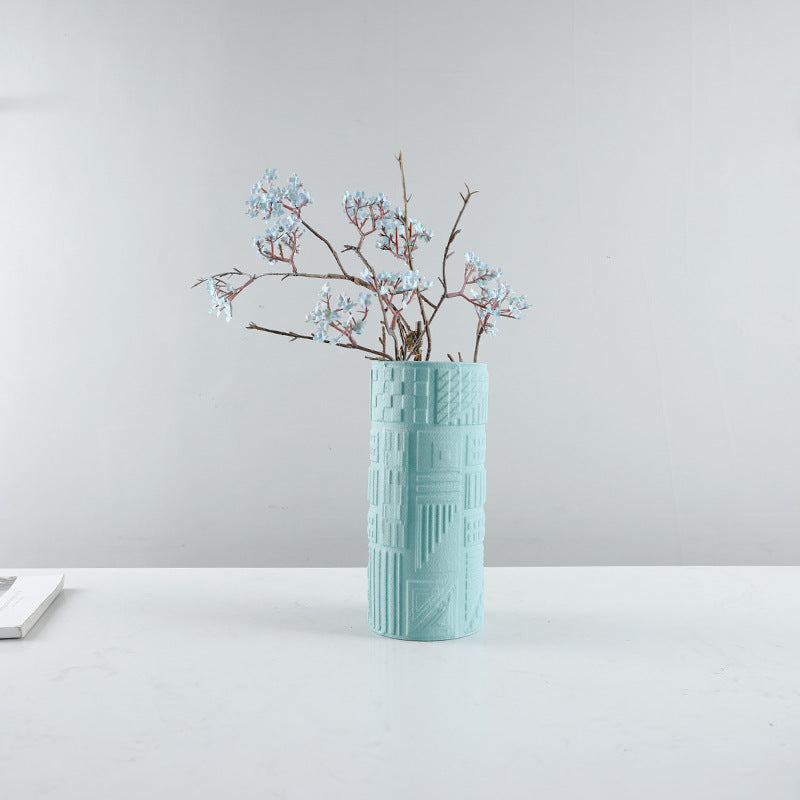 Strukturierte Keramische Dekorative Vase