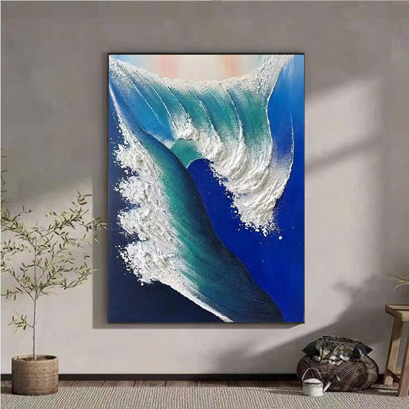 Abstrakte Nacht Himmel Landschaft Leinwand Kunst
