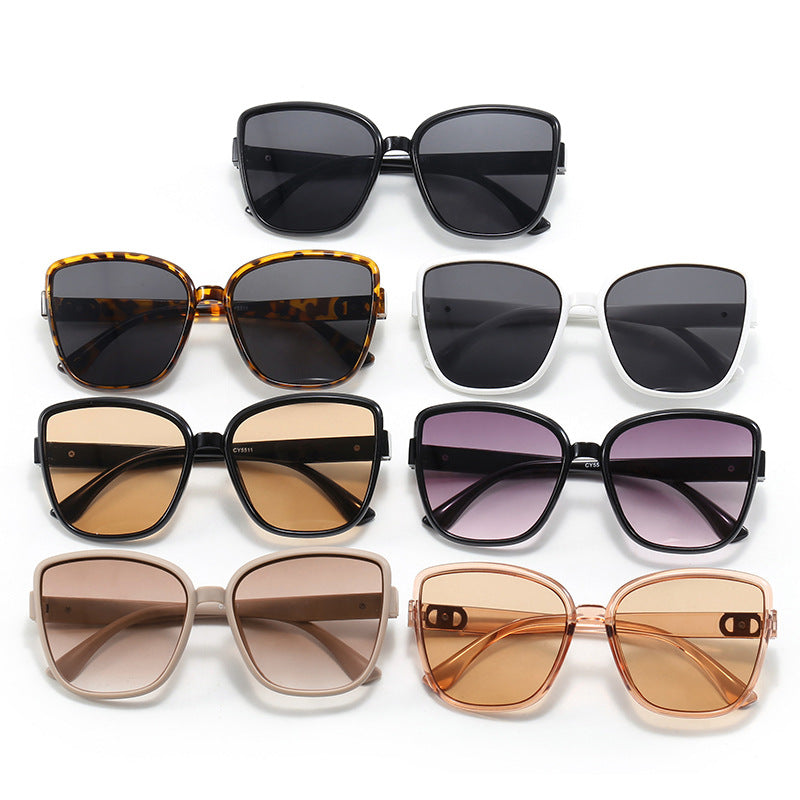 Damen elegante Oversized-Sonnenbrille im modernen Design Brehn