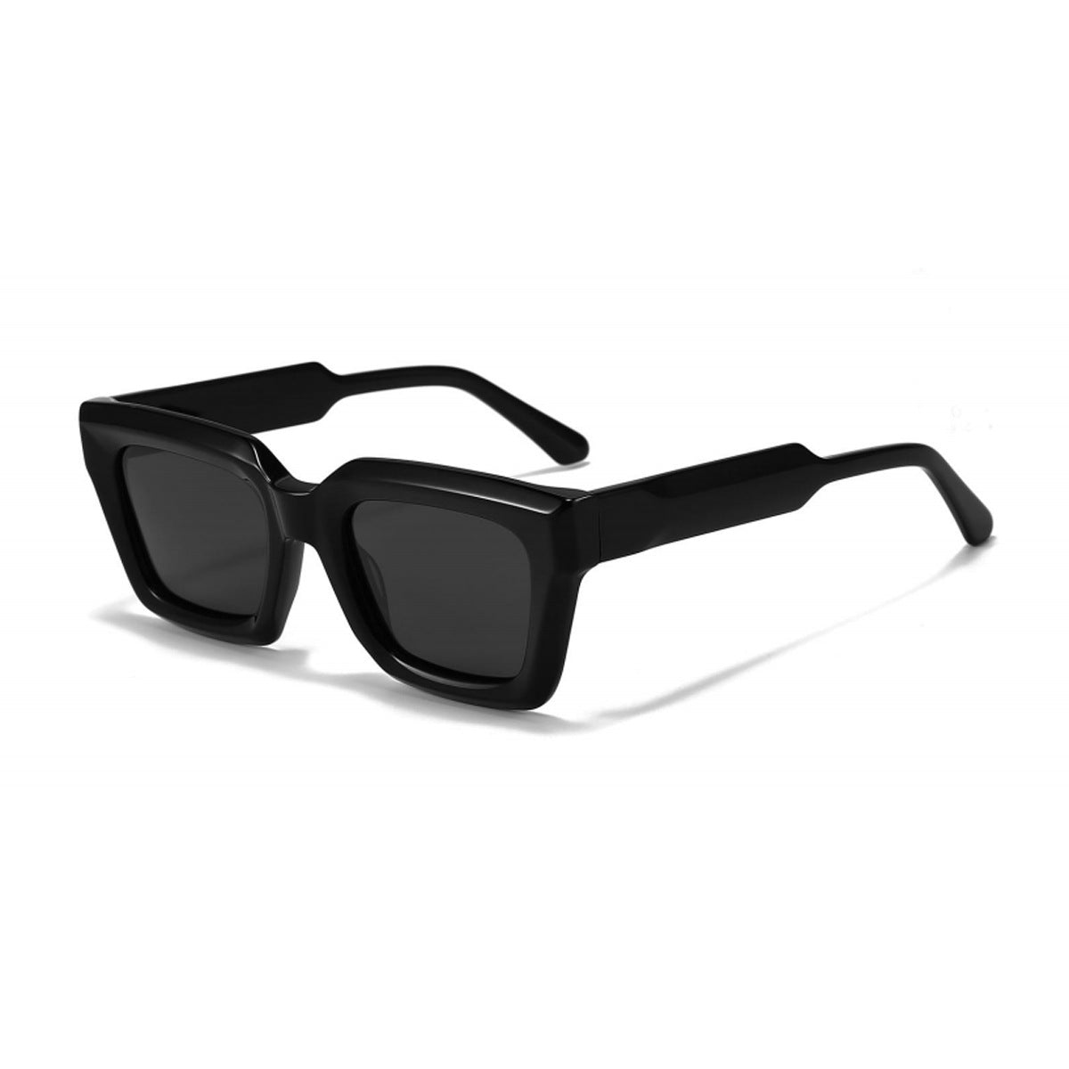 Damen quadratische Sonnenbrille mit modernem Kunststoffrahmen und sanften Gläsern Brehn