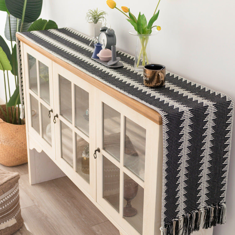 Gewebte Tischsets im Kilim-Stil aus Baumwollmix, rutschfeste Tischunterlage Brehn