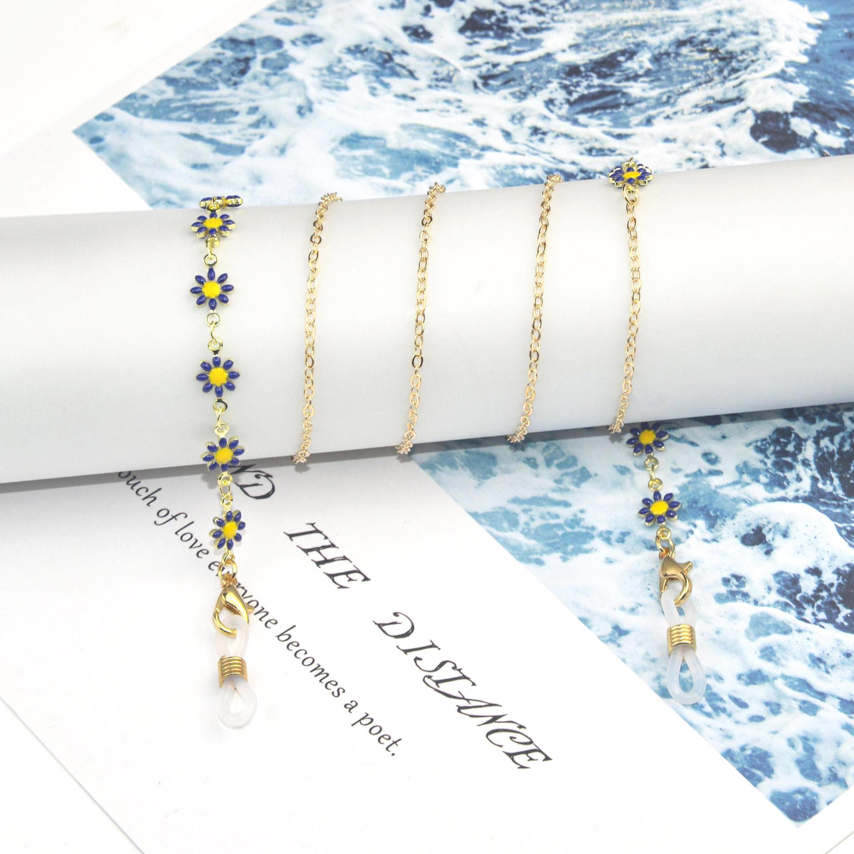 Floral Design Eyewear Chain Brehn