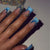3D dekorative ozean-inspirierte Press-On Nagelkunst Brehn