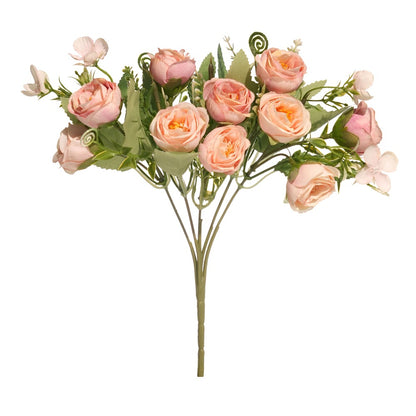 Lebensechter Rosenstrauß Stiel