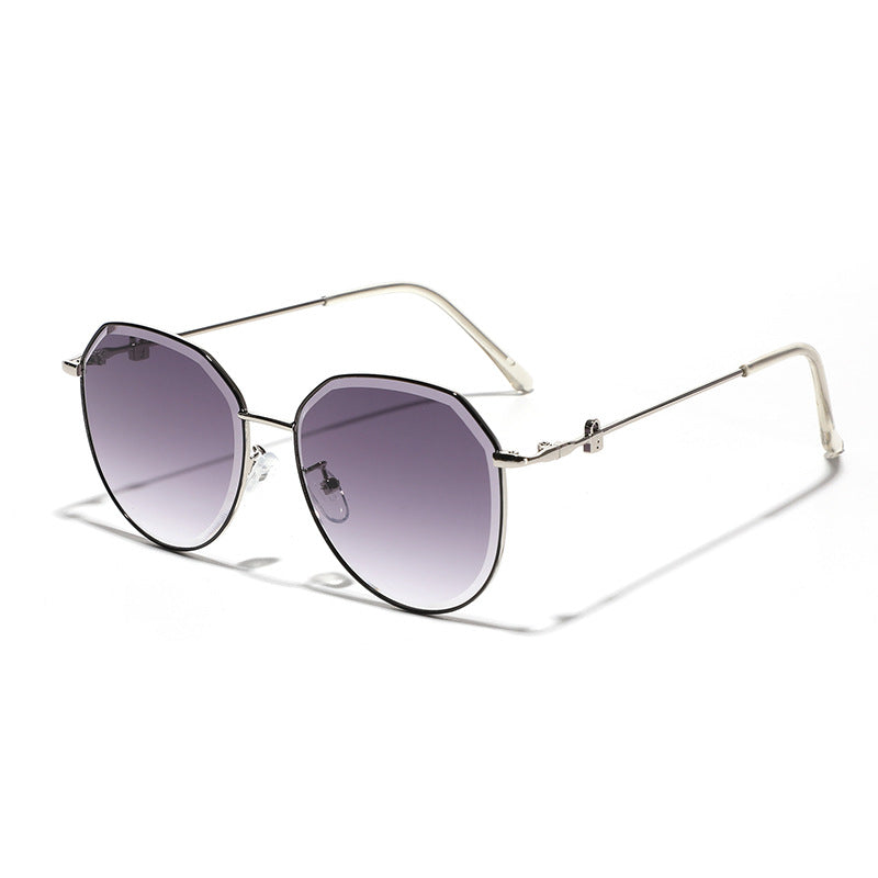 Damen geometrische Sonnenbrille im eleganten Design Brehn