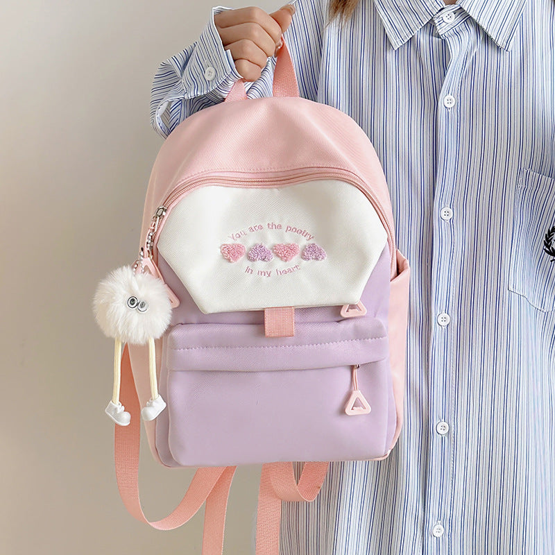 Casual Stoff Rucksack Brehn