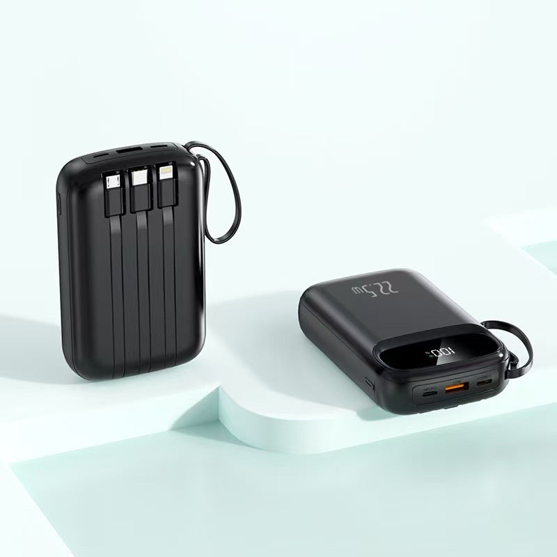 Multifunktionale Powerbank mit Eingebautem Lcd-Display Von Brehn