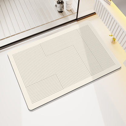 Abstrakte Moderne Badmatte Brehn