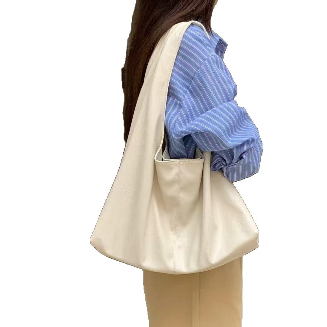 Schlanke Leder Lässige Schultertasche