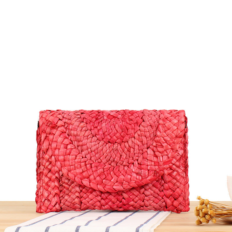 Clutch Aus Handgefertigtem Korbgewebe Brehn