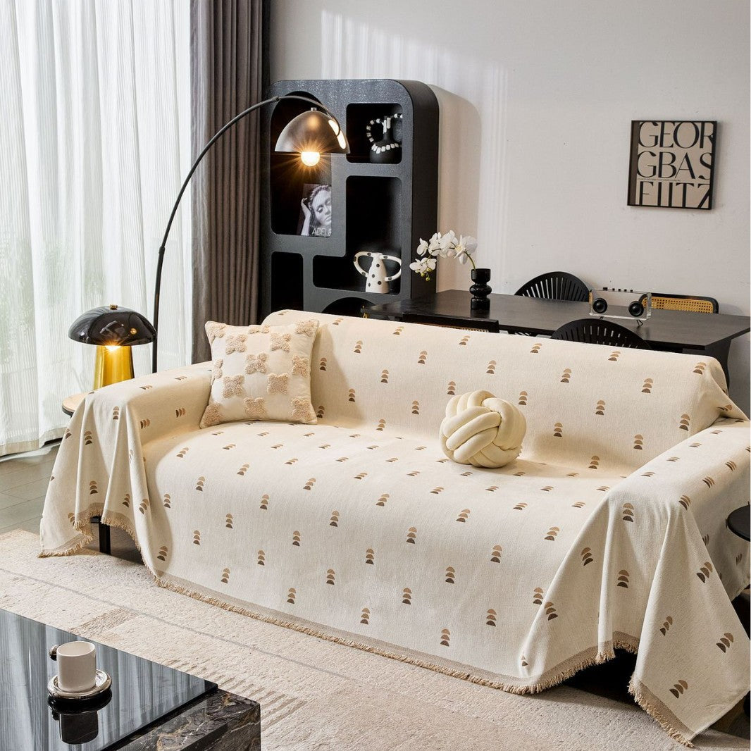 Elegante Texturierte Sofa-Decke