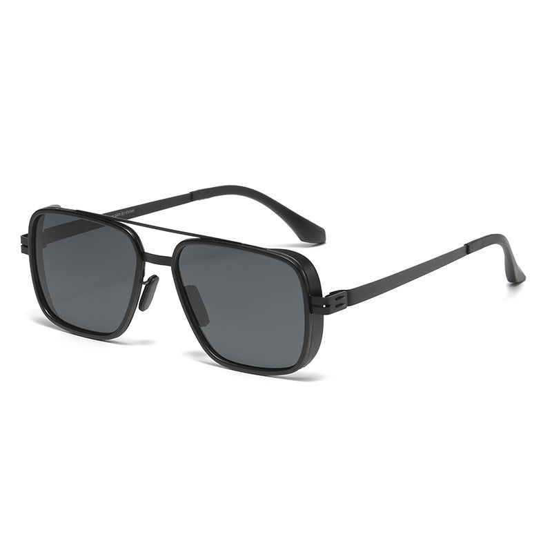 Herren Premium Sonnenbrille im modernen quadratischen Design Brehn