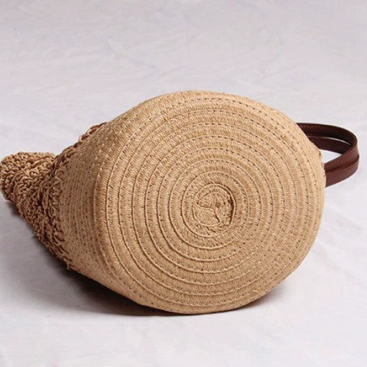 Damen Elegante Handgepaßte Makramee-Tasche Brehn