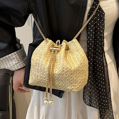 Kordelzug Clutch Bag