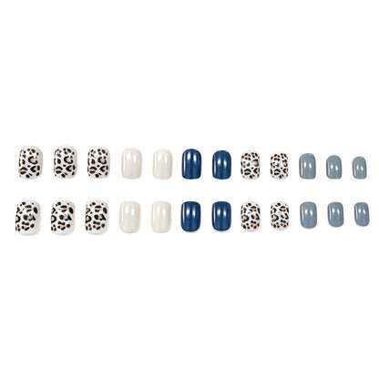 Stylische Leopard-Druck Nagelkunst-Verstärkungen Brehn