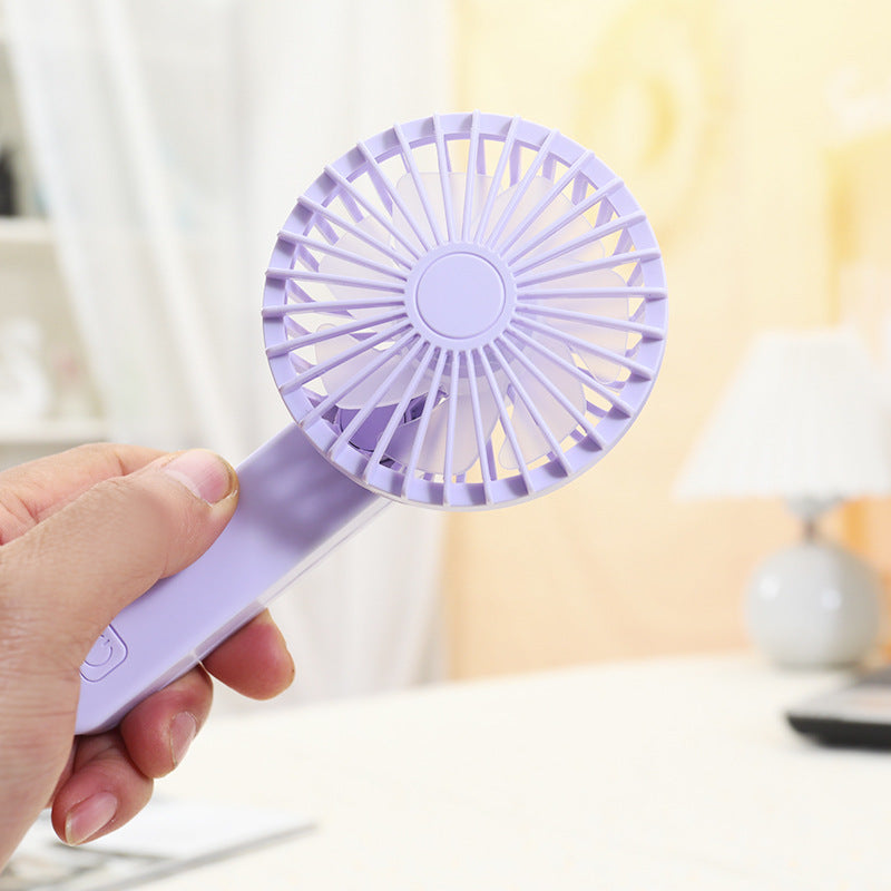 Frauen Tragbarer Handventilator mit integriertem Griff und USB-Anschluss Brehn