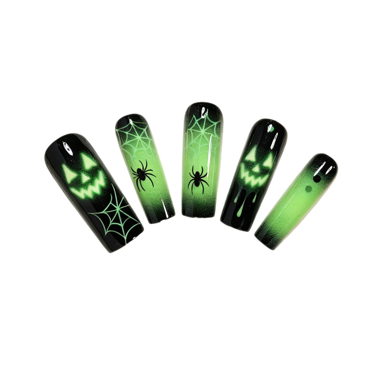 Halloween Themen Glow-in-the-Dark Nagelkunst Set Brehn