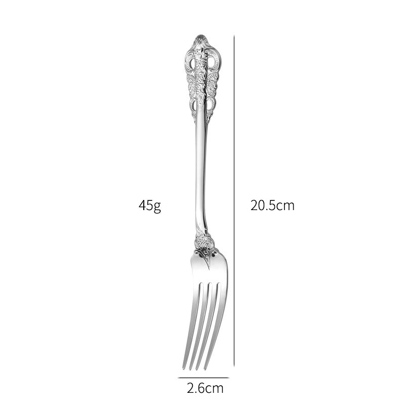 Elegante Fischgabel mit Kunstvollem Griffdesign Brehn