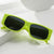Damen stilvolle quadratische Sonnenbrille Brehn