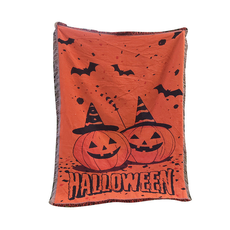 Halloween-Themen-Wurfdecke