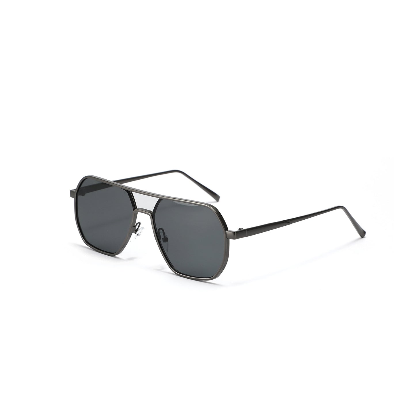 Damen modische Sonnenbrille mit elegantem polygonalen Rahmen Brehn
