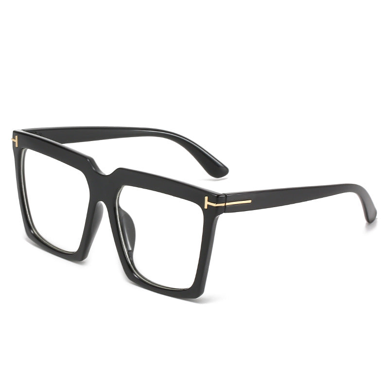 Damen oversized quadratische Sonnenbrille mit luxuriösen Akzenten Brehn