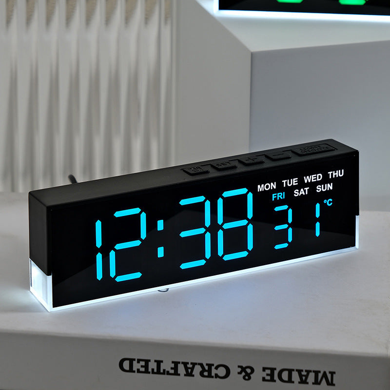 Digitaluhr mit Integriertem Thermometer und Wochentagsanzeige Brehn