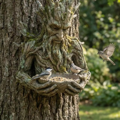Dekorativer Bigfoot Vogelfütterer Brehn