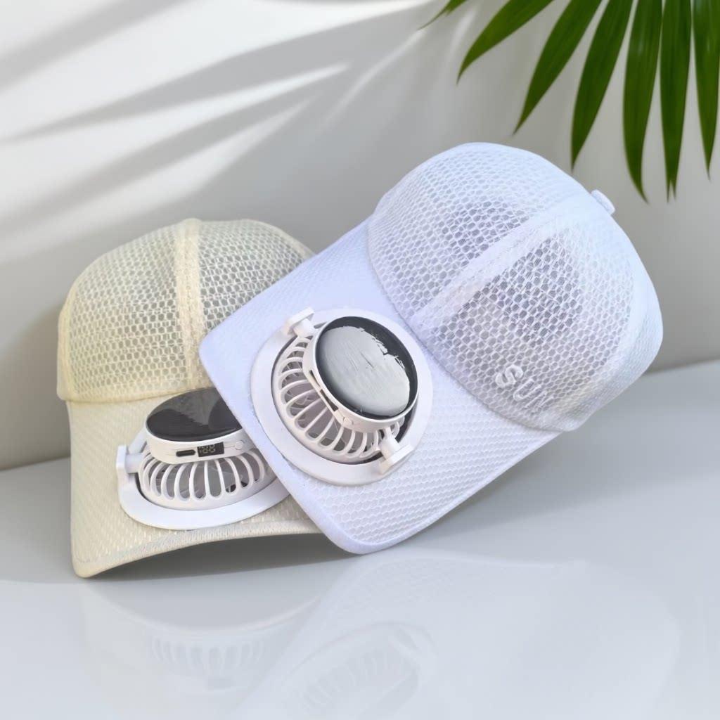 Belüftete Baseballmütze mit abnehmbarem wiederaufladbarem Ventilator Brehn