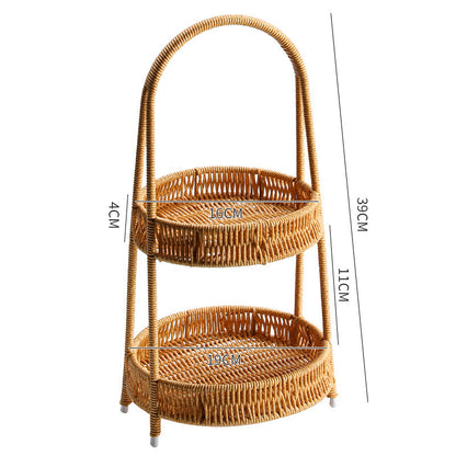 Handgefertigter Rattan Aufbewahrungskorb Brehn