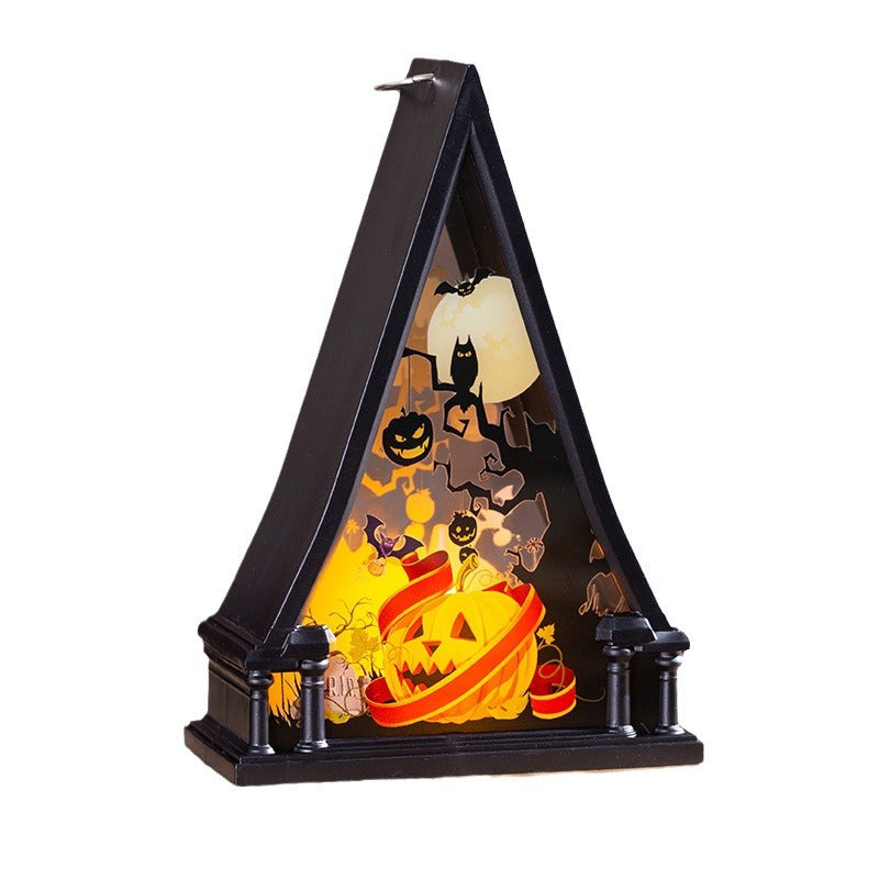 Gruselige Halloween-Dekolampe