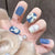 Kunstnagelset mit niedlichen 3D Motiv und luxuriösen Verzierungen Brehn