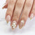 Elegante florale Nagel Kunst Tipps Brehn