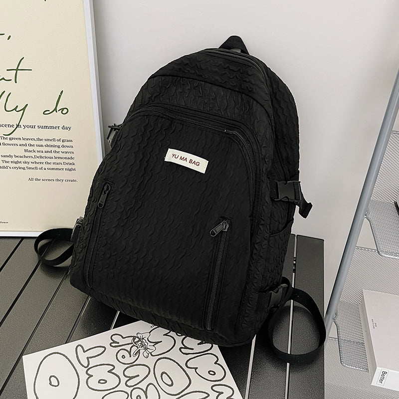 Strukturierte Mehrfachfach-Rucksack