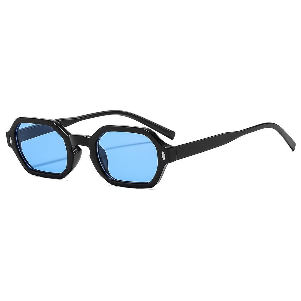 Damen stilvolle Sonnenbrille im modernen achteckigen Design mit UV-Schutz Brehn