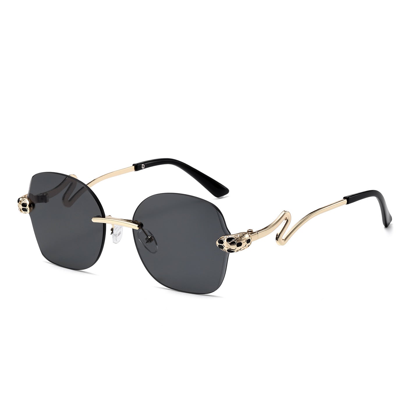 Einzigartige geometrische Rahmen-Sonnenbrille Brehn