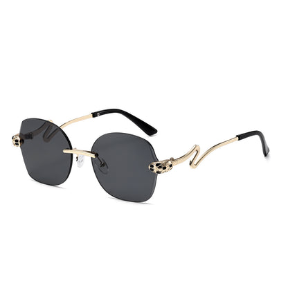 Einzigartige geometrische Rahmen-Sonnenbrille Brehn
