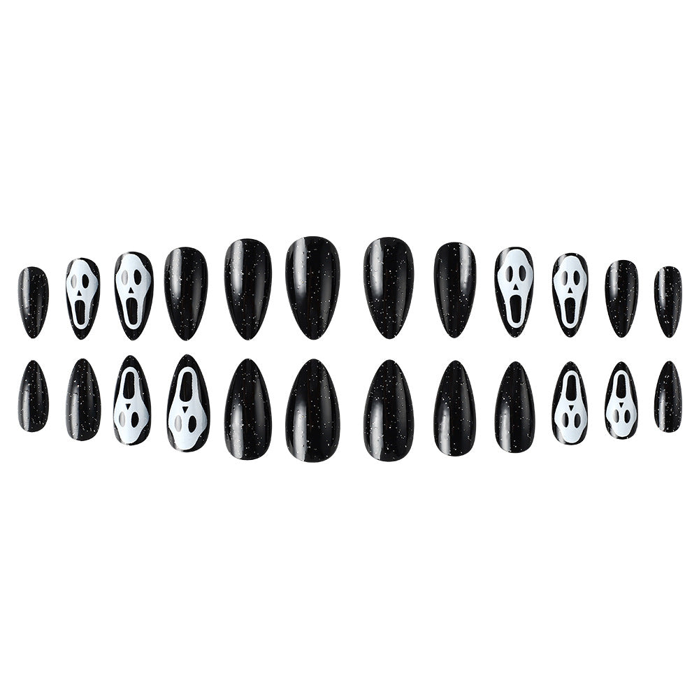 Kreatives Gothic Press-On Nagelkunst Set Brehn