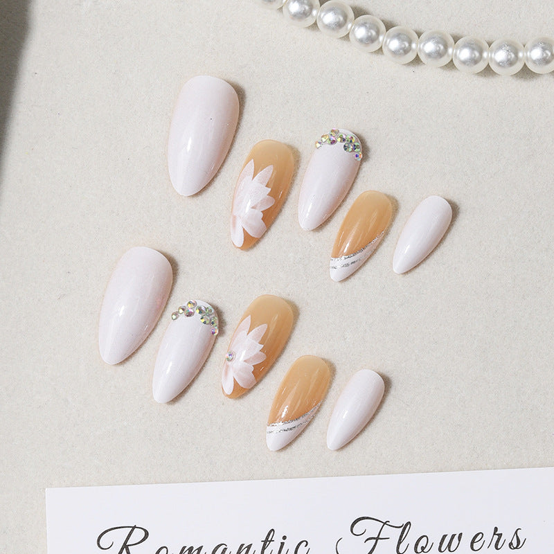 Elegantes botanisches Themen-Presse-Nagelset Brehn