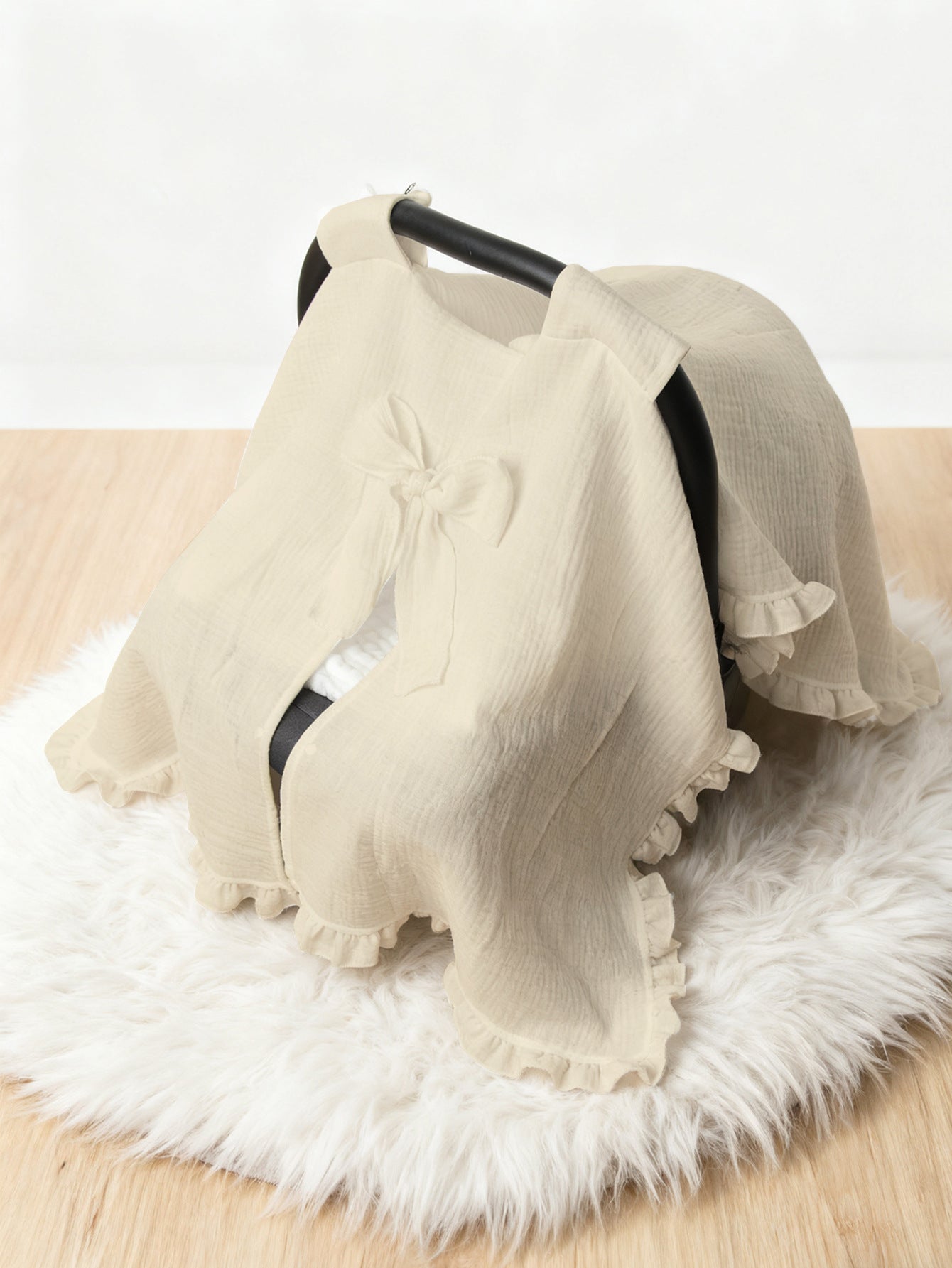 Premium Musselin Baby Autositzbezug Brehn