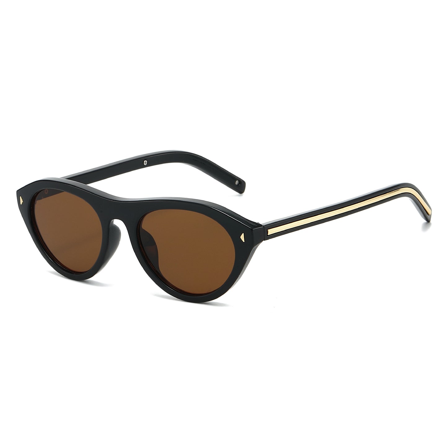 Retro-inspirierte geometrische Sonnenbrille Brehn