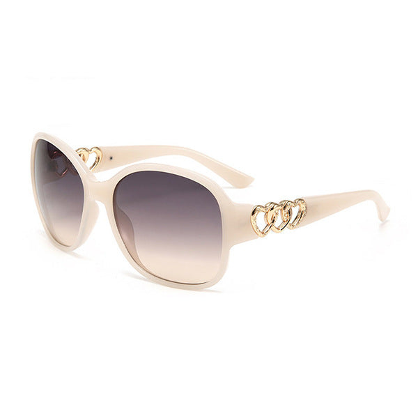 Damen elegante Sonnenbrille mit exquisite Rahmenverzierung Brehn