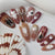 Verspielt Charakter-Themen Druck-Nagelkunst Brehn