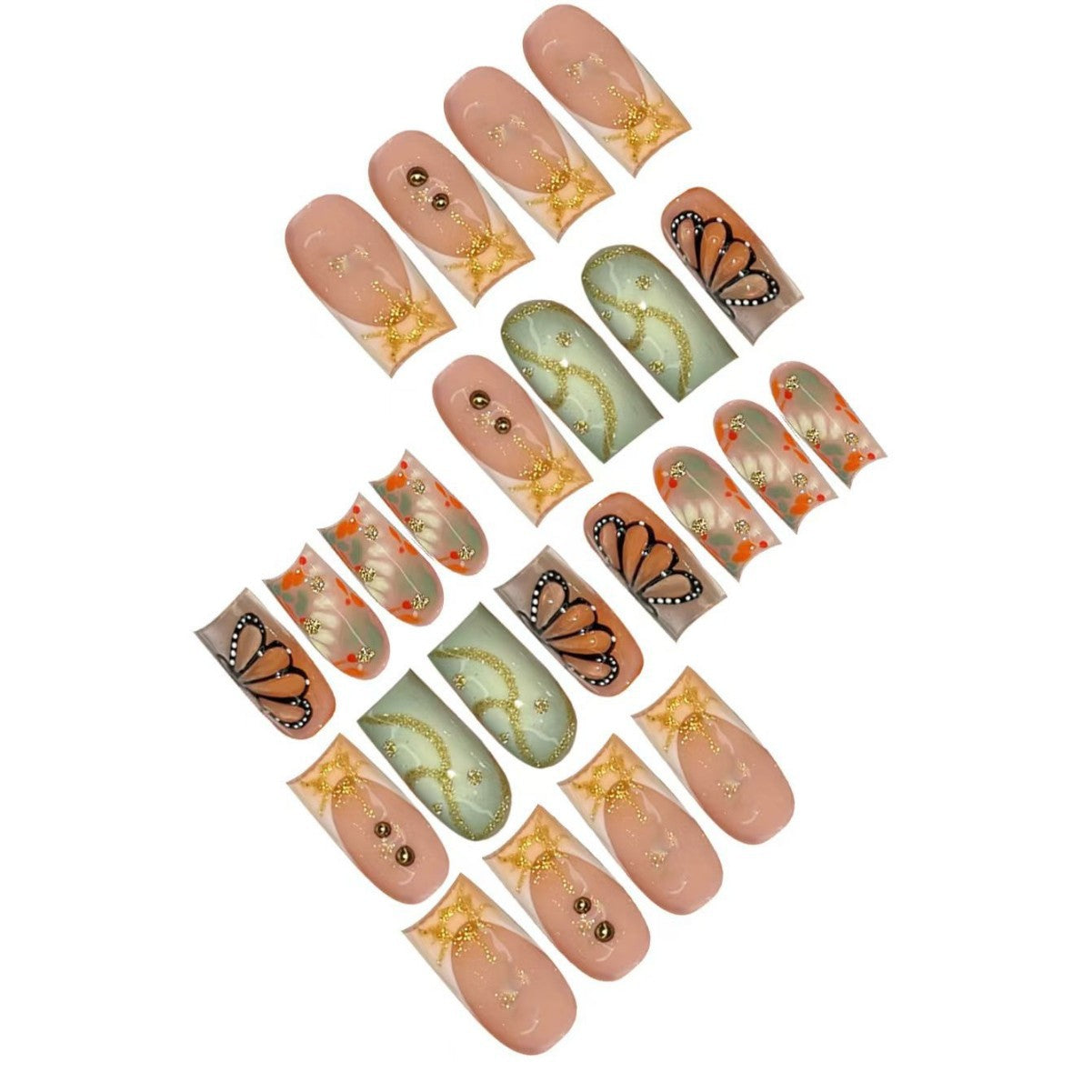 Künstlerisches Acryl-Nageldesign Brehn
