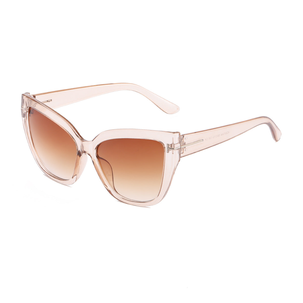 Damen Cat-Eye Sonnenbrille mit modischem Strukturrahmen Brehn