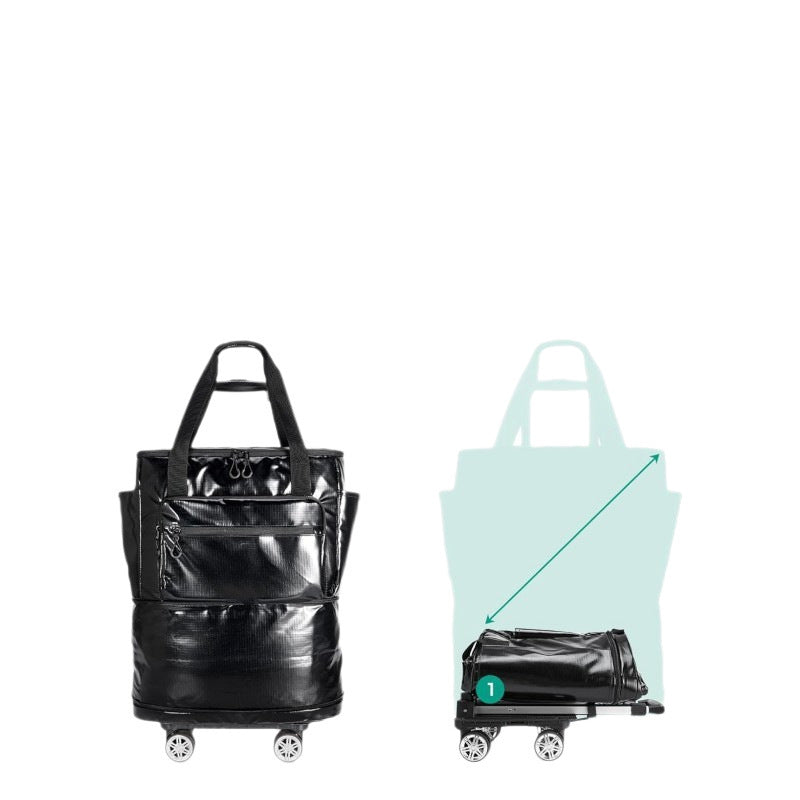 Rollbare Reisetasche mit Multifunktionalem Fächersystem Brehn