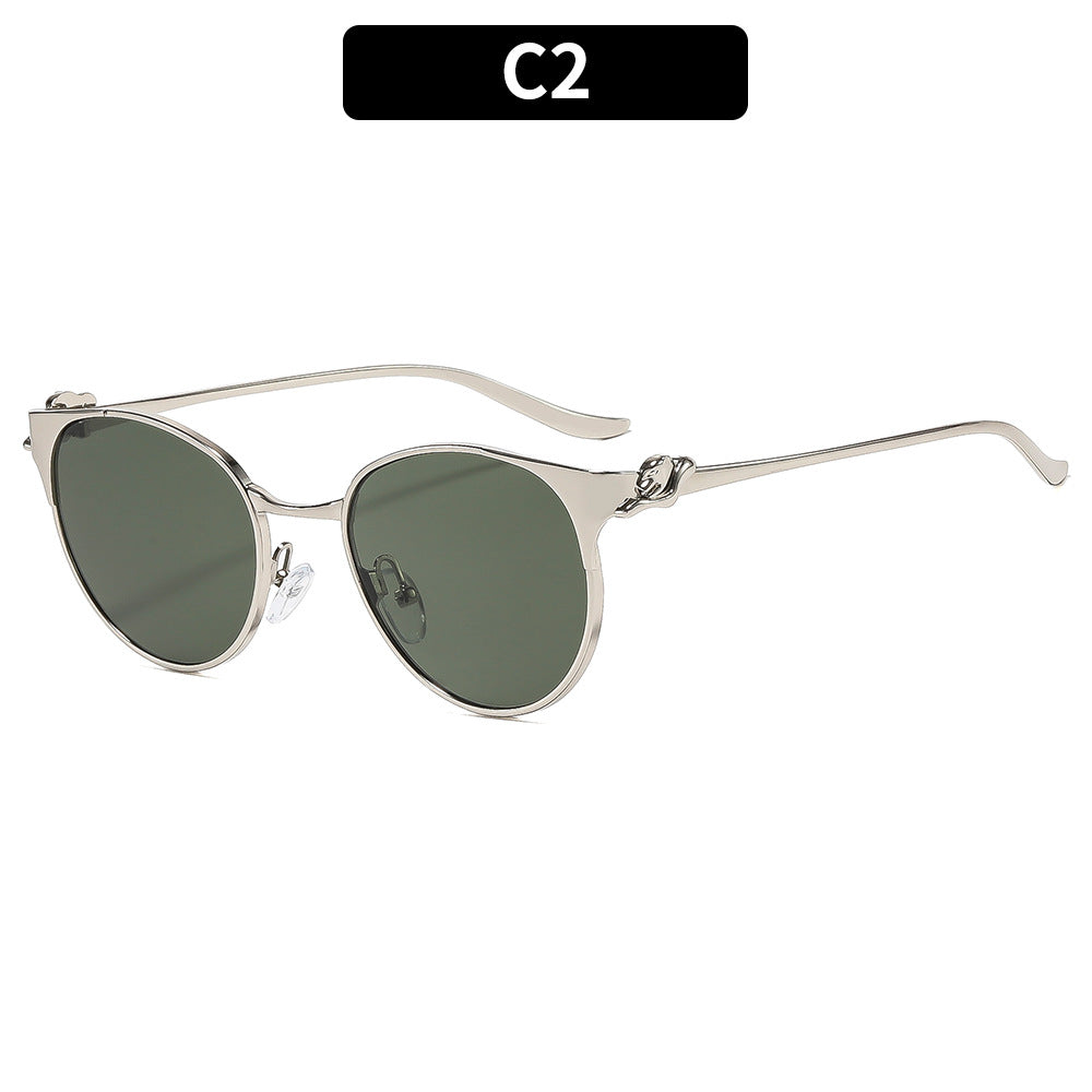 Zeitgenössisches Design Stylische Cat-Eye Sonnenbrille