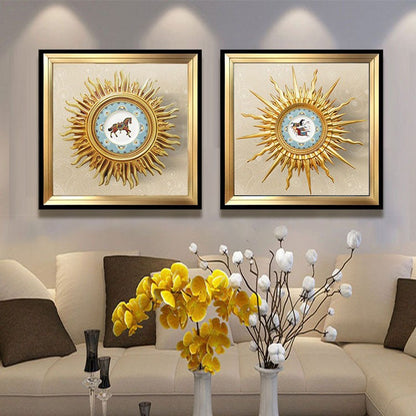 Sonnenstrahlen Wandkunst